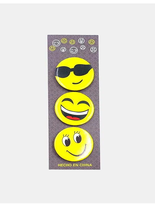 PIN DE EMOJI 4.5CM C/U 1