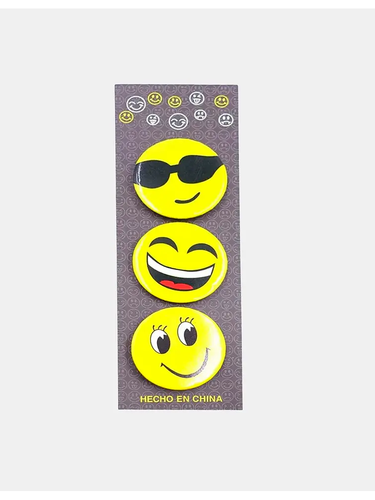 PIN DE EMOJI 4.5CM C/U 1