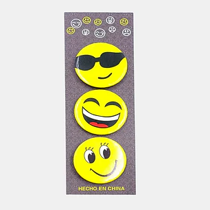 PIN DE EMOJI 4.5CM C/U