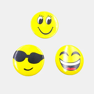 PIN DE EMOJI 4.5CM C/U