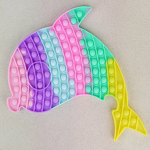 POP-IT MULTICOLOR DELFIN 24*24 C/U                