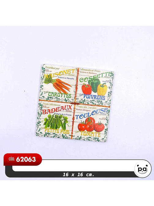 POSA PAVA VEGETALES  C/U 2