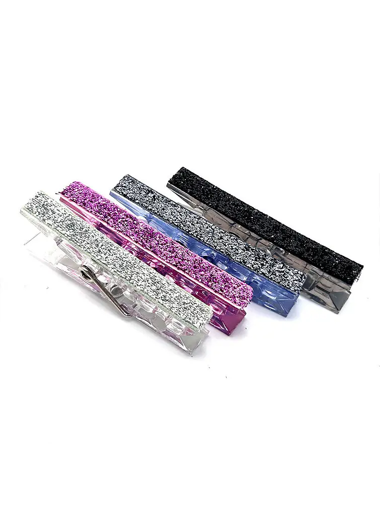 IMAN BROCHE CON GLITTER 7*1.5 PCS*4                3