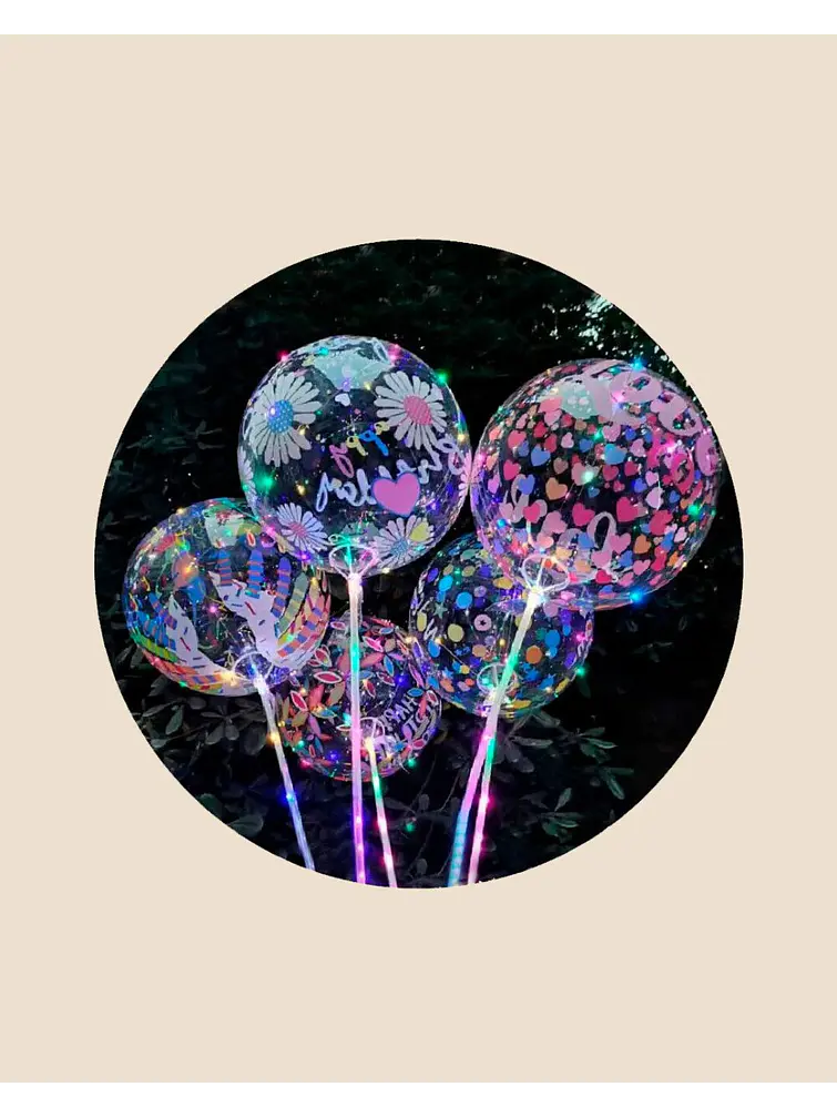 GLOBO LED CON DIBUJOS Ø20