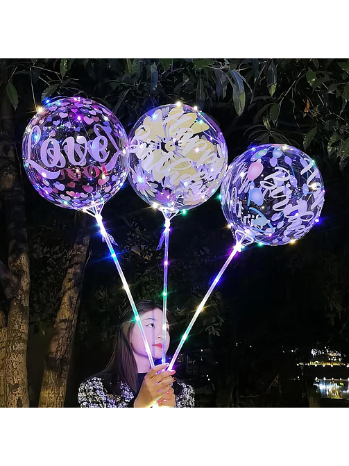GLOBO LED CON DIBUJOS Ø20