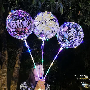 GLOBO LED CON DIBUJOS Ø20