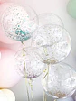 GLOBO LED CON CONFETI Ø20