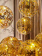 GLOBO LED CON CONFETI Ø20
