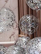 GLOBO LED CON CONFETI Ø20