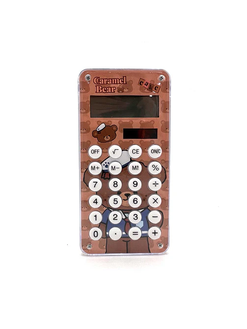 CALCULADORA OSO CON LABERINTO 12*6*1 C/U           4