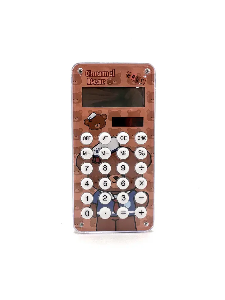 CALCULADORA OSO CON LABERINTO 12*6*1 C/U           4