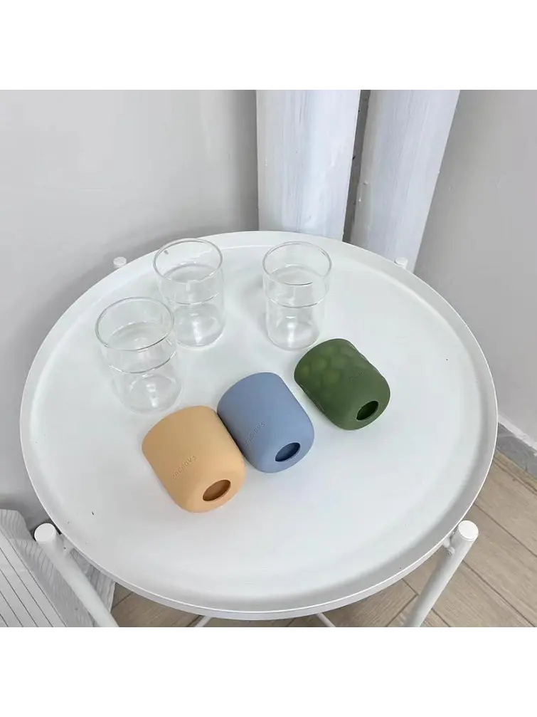 VASO CON FUNDA 250ML C/U 3