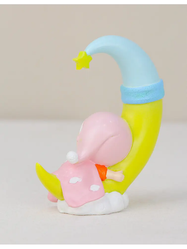 ADORNO DE BEBE CON LUNA C/U 3