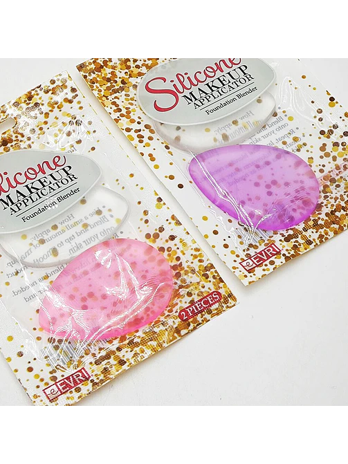 ESPONJA DE MAQUILLAJE SILICONA C/U 2