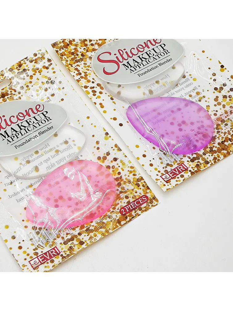 ESPONJA DE MAQUILLAJE SILICONA C/U 2