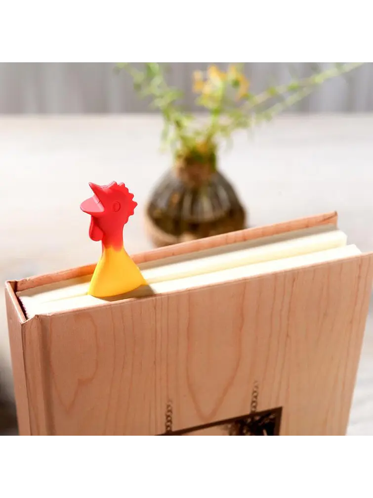SEÑALADOR DE LIBRO GALLINA C/U 2