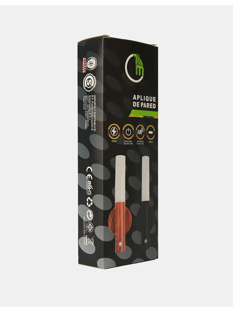 APLIQUE DE PARED LED 3W 6500K C/U 3