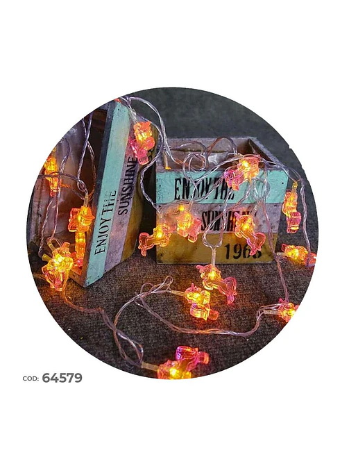 OFERTA - GUIRNALDA LED UNICORNIO 28LUCES/5.5M C/U 2