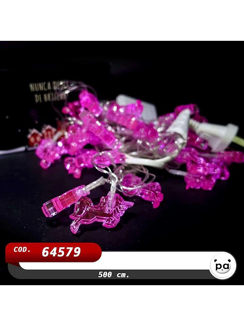 OFERTA - GUIRNALDA LED UNICORNIO 28LUCES/5.5M C/U 3