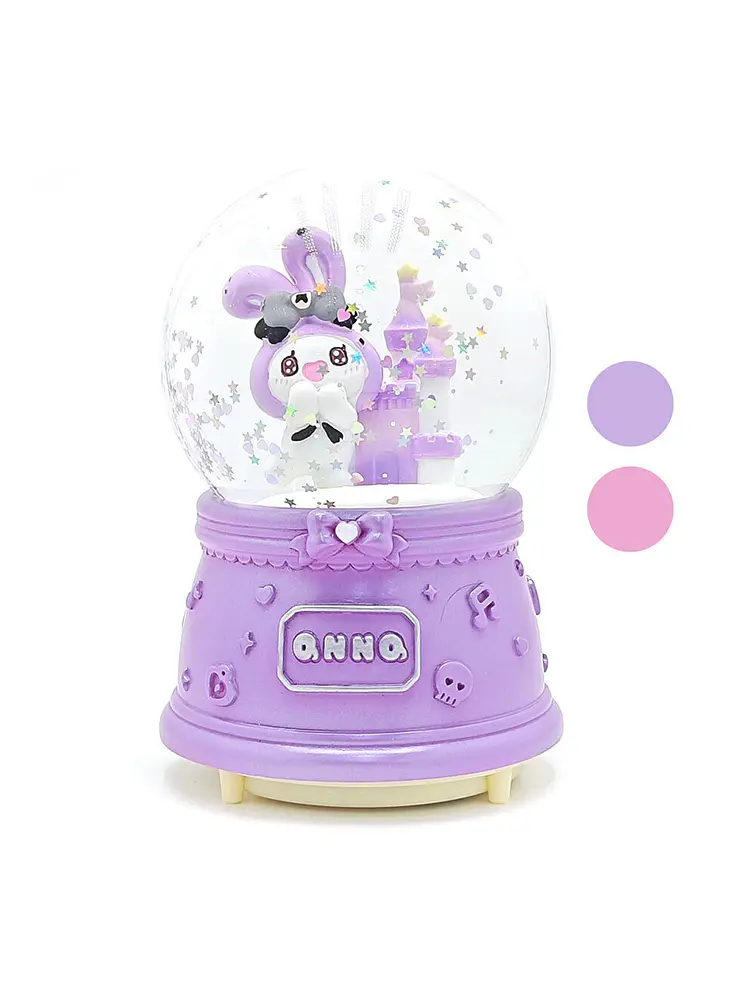 BOLA DE CRISTAL CONEJO 8CM C/U 4