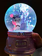 BOLA DE CRISTAL CONEJO 8CM C/U - Miniatura 3