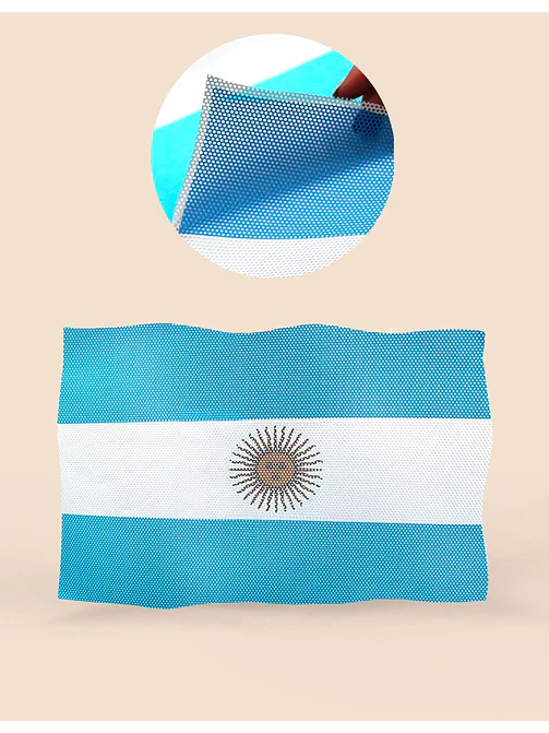 STICKER BANDERA DE ARGENTINA 24.7*33.5 C/U 2
