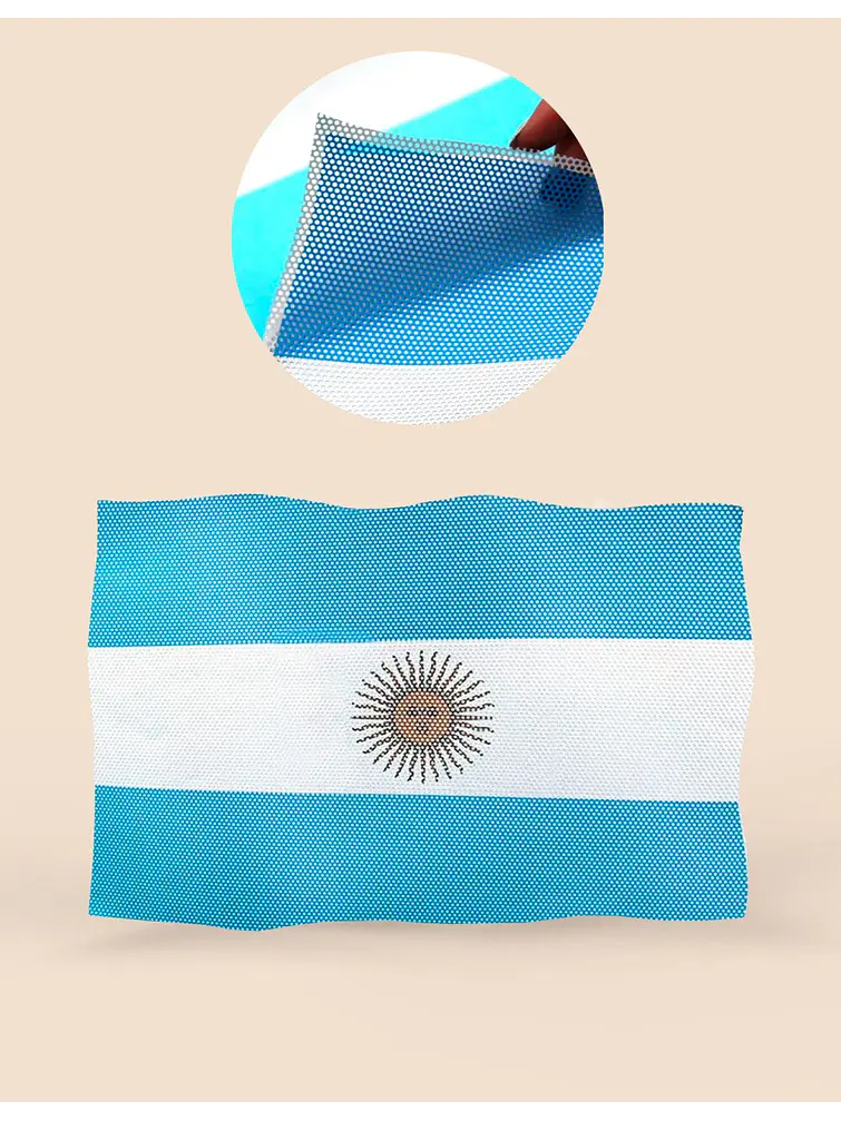 STICKER BANDERA DE ARGENTINA 24.7*33.5 C/U 2