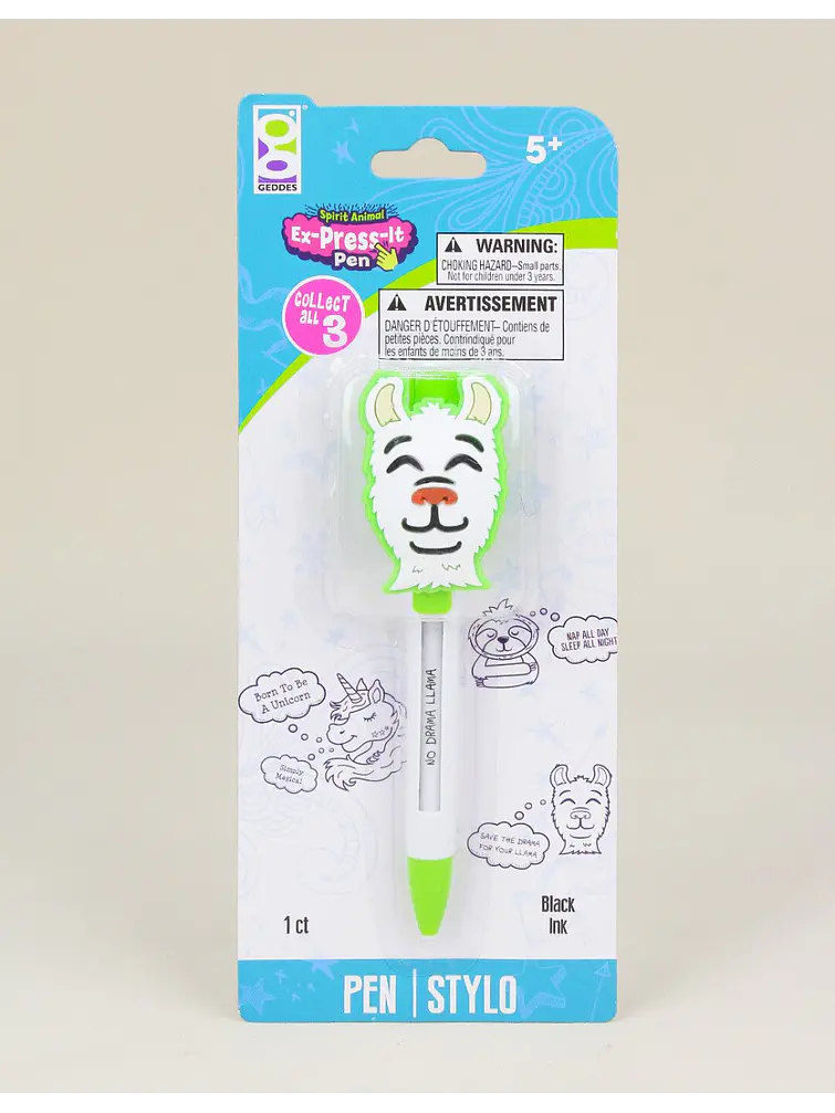 BOLIGRAFO RETRACTIL ANIMALES C/U 3
