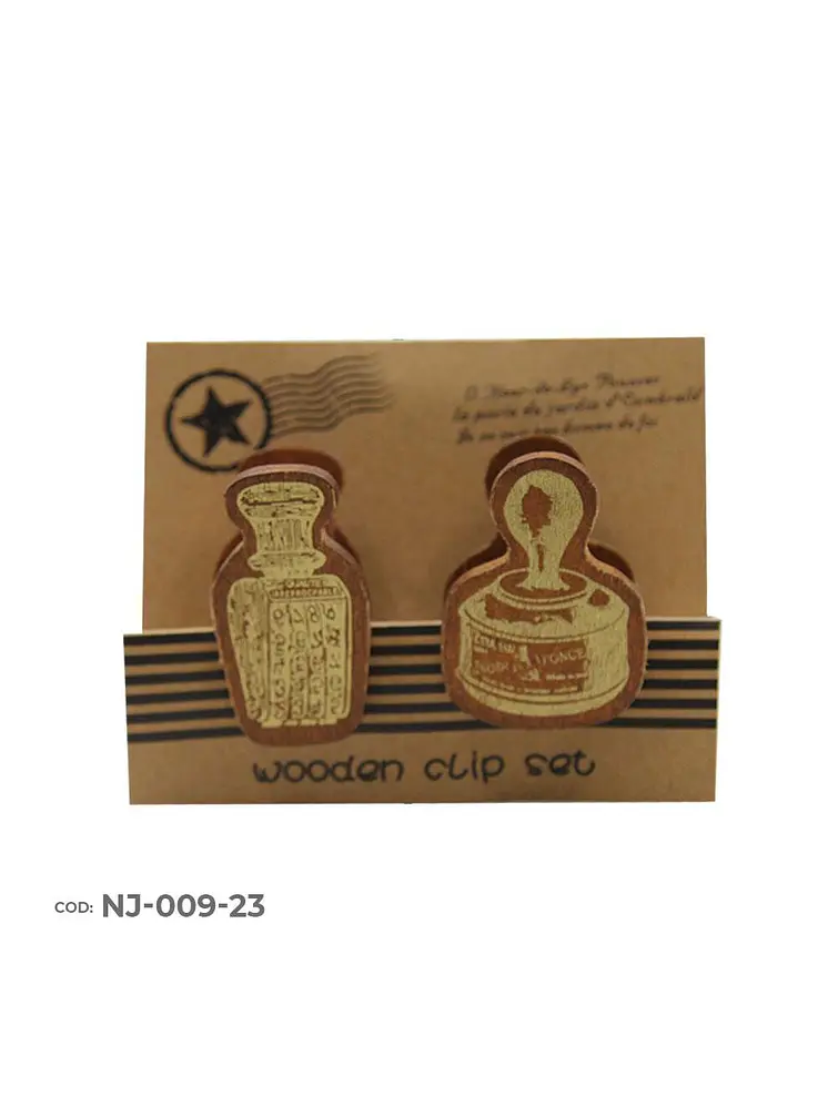 SET DE CLIPS X 2 WOODEN CLIP 3