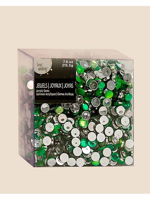 GEMAS DE ACRILICO PARA DECORAR 215G C/U 3