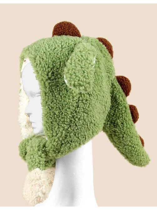 GORRO INFANTIL DINOSAURIO C/U 2
