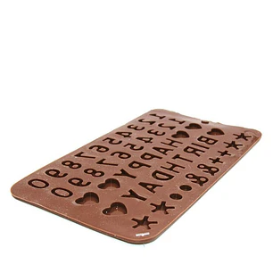 MOLDE DE SILICONA CHOCOLATE NUMEROS 50G C/U