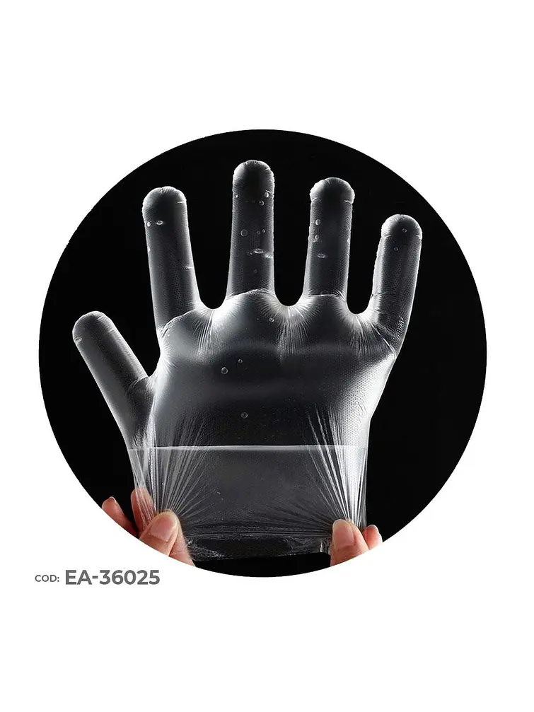 GUANTES DESCARTABLES P/COCINA PCS*100 1