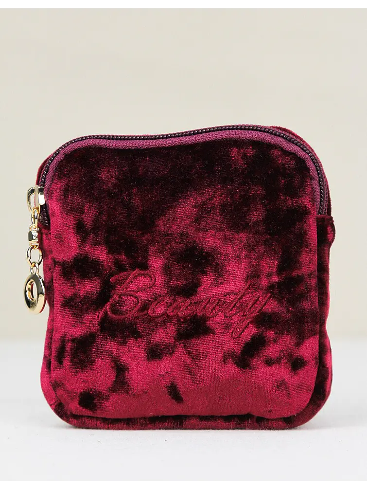 MONEDERO DE TERCIOPELO 13*12 C/U  2