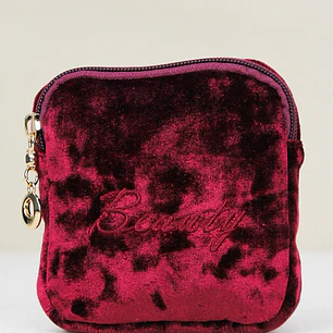 MONEDERO DE TERCIOPELO 13*12 C/U 