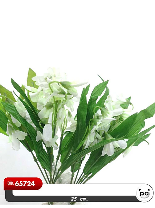 FLOR ARTIFICIAL CHICA 24CM  C/U 2