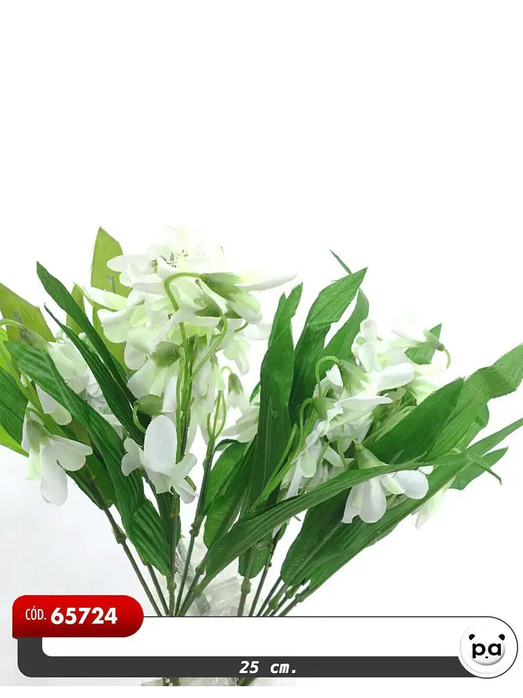FLOR ARTIFICIAL CHICA 24CM  C/U 2
