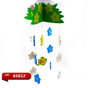OFERTA - LLAMADOR DE ANGELES MADERA 20*8CM C/U