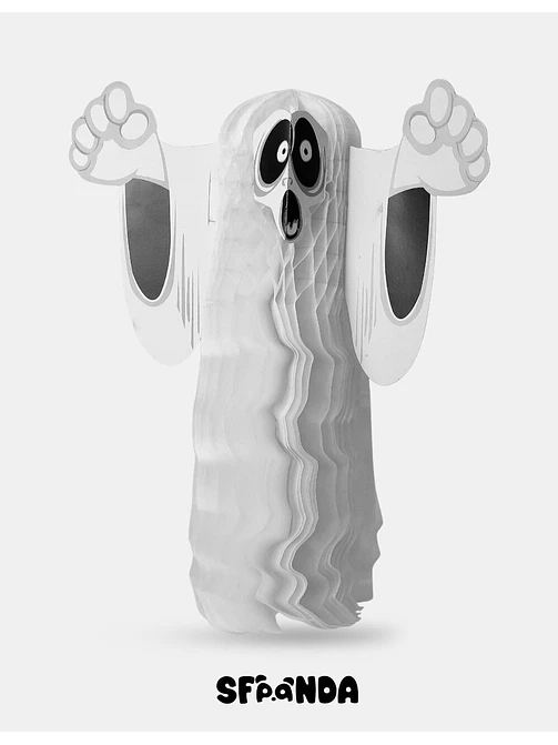 ADORNO DE PAPEL HALLOWEEN FANTASMA C/U             1