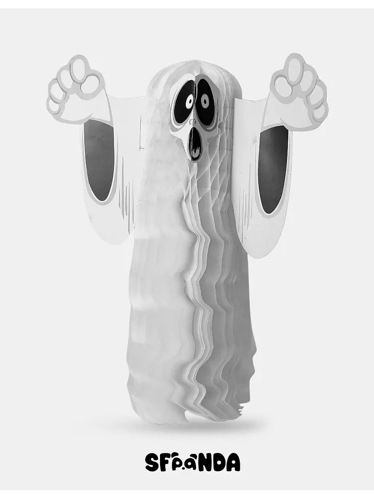 ADORNO DE PAPEL HALLOWEEN FANTASMA C/U             1