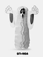 ADORNO DE PAPEL HALLOWEEN FANTASMA C/U             - Miniatura 1