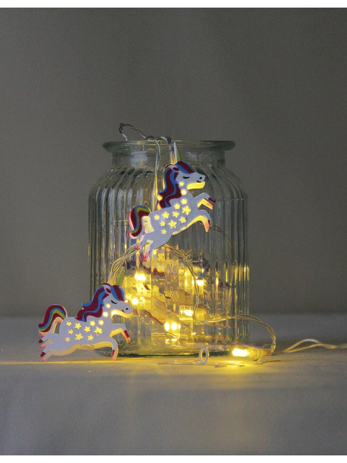 GUIRNALDA LED UNICORNIO 10L 2M C/U 3