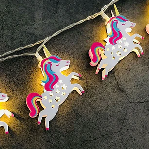 GUIRNALDA LED UNICORNIO 10L 2M C/U