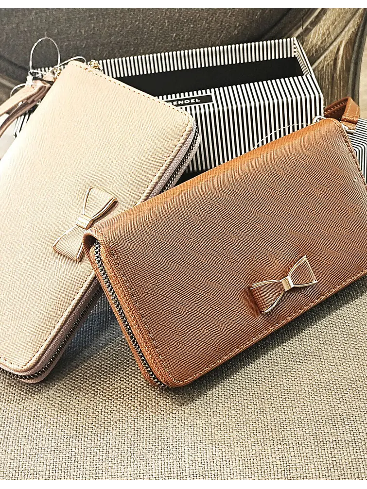BILLETERA CON MOÑO 19*10 C/U  2