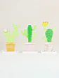 ADORNO DE MADERA CACTUS C/U - Miniatura 4