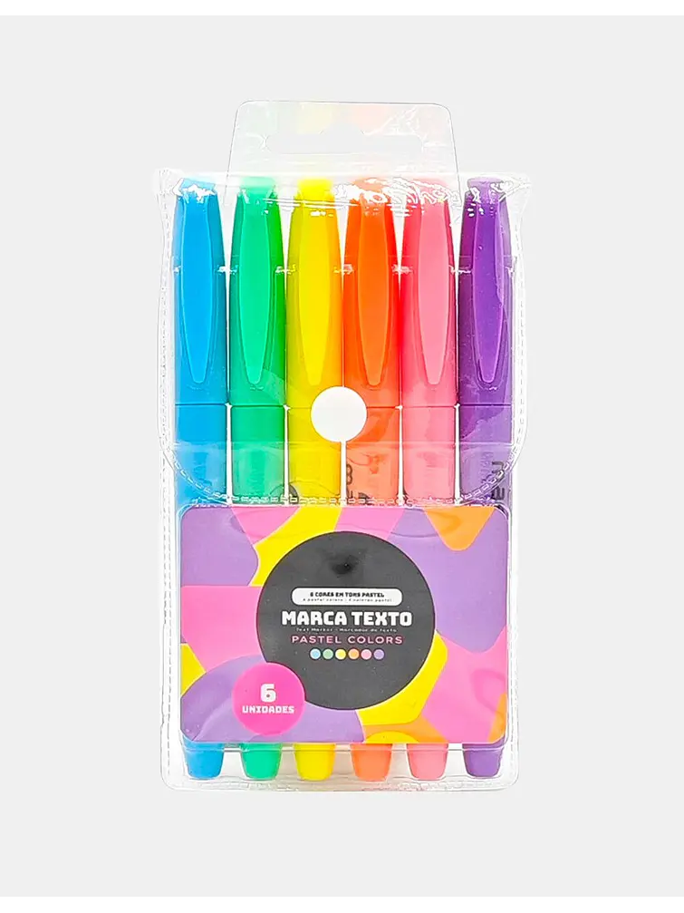 RESALTADOR PASTEL PCS*6 1