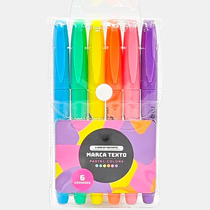 RESALTADOR PASTEL PCS*6