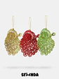 COLGANTES ARBOL NAVIDAD PCS*3 - Miniatura 1