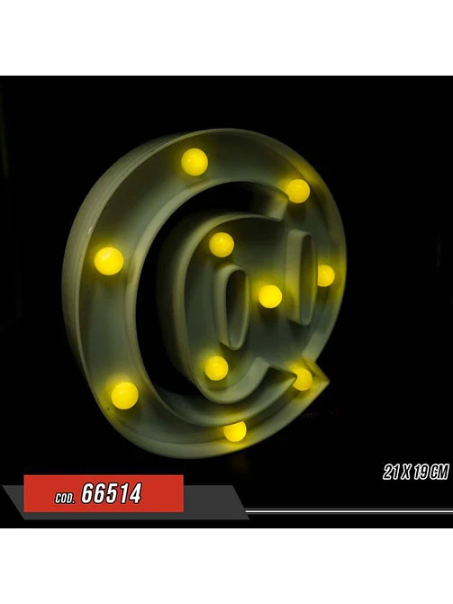 VELADOR LED @ 19.5*21.8CM C/U 2