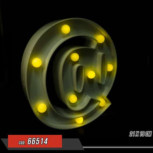 VELADOR LED @ 19.5*21.8CM C/U